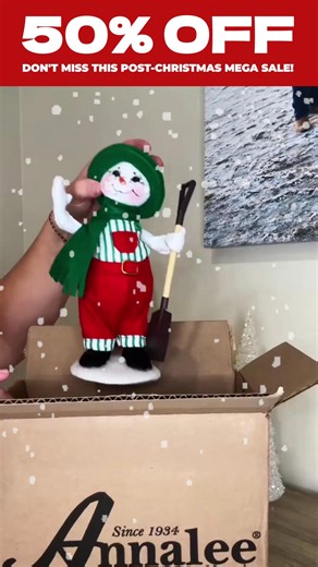 🎉❄️ NOW! The BIGGEST SALE OF THE YEAR! 🔥 Save a jaw-dropping 50% to 80% on beloved designs during our SNOW BLOWOUT SALE! 🛍️✨ Don't let these deals melt away—items are flying off the shelves FAST! ⏰💖 Shop now at Annalee.com before they're gone! 🚀 | Annalee Dolls