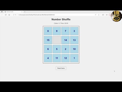 How to Create a Number Shuffle with JavaScript using HTML and CSS