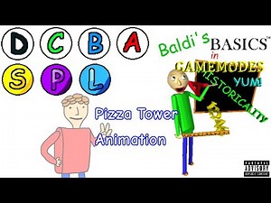 All Rank Animations | Baldi's Basics In Gamemodes OST + Pizza Tower Fanmade Transitions (L Included)