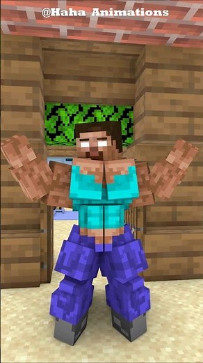 Chubby Herobrine Transforms into Muscle After Intense Training!