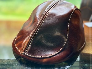 Handmade Leather Flat Cap, Leather Flat Cap, Leather Ivy Flat Ascot Cap, Peaky Blinders Hat, Irish Flat Cap, Leather Newsboy Cap - Etsy