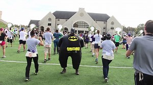 11K views · 166 reactions | #FlashbackFriday The LEGO Batman Movie may be out, but last fall we had our very own Fat Batman at rehearsal! | K-State Marching Band | Facebook