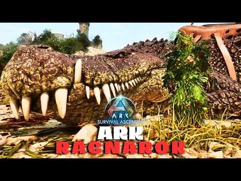 Taming my FIRST Level 150 Deinosuchus | ARK: Survival Ascended (No Commentary)