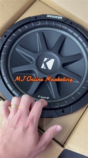 Kicker Comp 12 inch Subwoofer (ASMR)#jbl #kicker #pioneer #caraudio #subwoofer