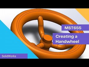 Creating handwheel in SolidWorks