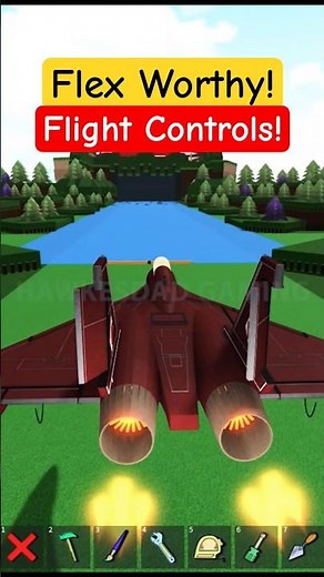 Roblox Build a Boat for Treasure Aggressive fighter jet flight controls Mechanics #babft #roblox