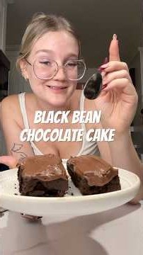 BLACK BEAN CHOCOLATE CAKE yep… it’s delicious trust me. #blackbeans #chocolatecake #beancake