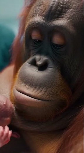 awesome video orangutans get a new born 18