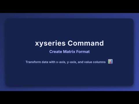 Master Splunk xyseries Command for Data Transformation into Matrix Format