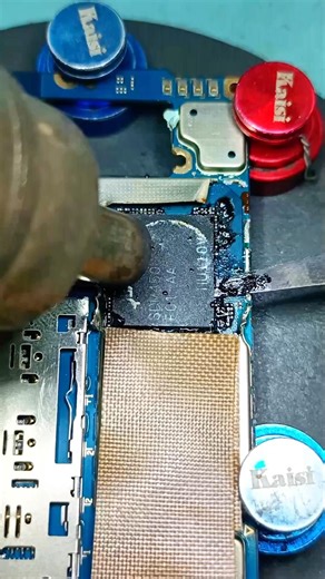 ⚡ Dead Phone Fix | CPU Reballing Tutorial #tech #mobilerepair #cpu