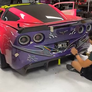 33K views · 2.5K reactions | Installing The Livery On My Drift Corvette! | Collete Davis Racing | Facebook