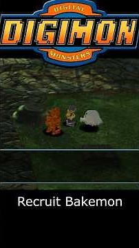 Digimon World 1 – How to Recruit Bakemon! 👻 Haunted Mansion Event #shorts