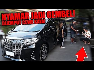 NYAMAR JADI GEMBEL, DIJEMPUT CEWE KAYA! - GOLD DIGGER EXPERIMENT