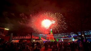 7.6K views · 88 reactions | Rockets Over The Red Fireworks 2025! Sky Elements Drones | Twin Blends: Northwest Louisiana History Hunters | Facebook