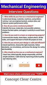 Mechanical Engineering Engineer Job Interview Questions and Answers