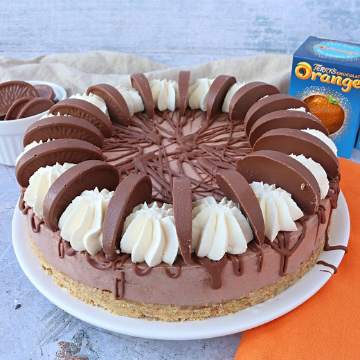 Terry's Chocolate Orange Cheesecake (No Bake)