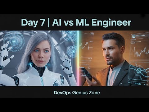 Day 7 | AI vs ML Engineer — 12 Essential Skills You Need (Clear Comparison + Career Path 2025) #ai