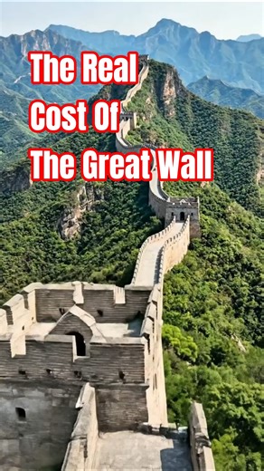 How the Great Wall of China Was Built — The Brutal Truth Behind the World’s Longest Wall. #shorts