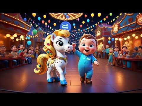 Baby and the Dancing Pony 🐴🍼🎶 | Fun Learning for Kids | Educational Adventure Video