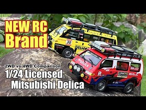 JXC 1/24 Mitsubishi Delica RC 2WD vs 4WD Comparison Full Review