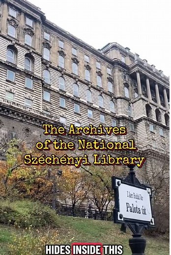 Inside Buda Castle hides an 11-floor labyrinth of archives: millions of books, maps, and manuscripts in the National Széchényi Library. 📚🏰 #BudapestHistory #HiddenBudapest #SzechenyiLibrary #BudaCastle #LibraryTok