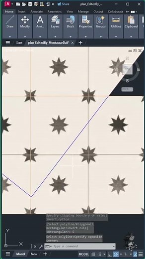 Clip | Trim IMAGE in AutoCAD #shorts #architecture #autocad