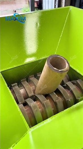 Paper tube shredder: Your workshop's "space magician" #papertuberecycling