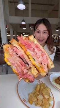 A must-try when visiting Bandung.... Truly the best sandwich, you have to see the meat.