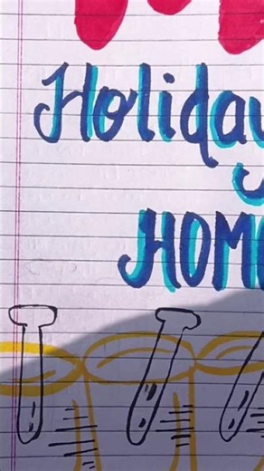 writing holiday homework #art