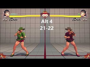 Ultra street fighter 4 Sakura all costumes and colors