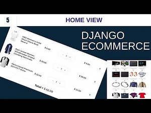 Django Ecommerce Website | Home View | Part 5 | Django Tutorial