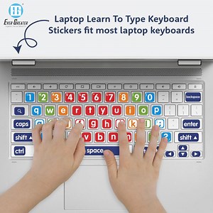 [Hot Item] Waterproof Frosted Colourful Laptop Keyboard Stickers