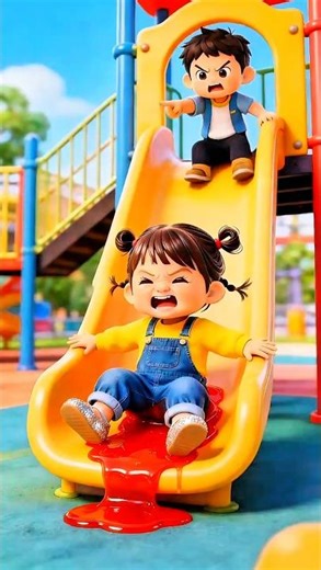 a story of slide 😂 ~ mini wood toy-woodworking art skill /wood / hand crafts/ #shorts