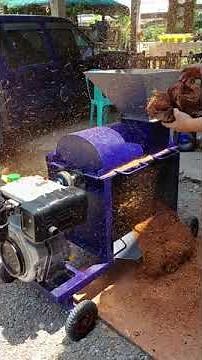 Coconut Husk Decorticator