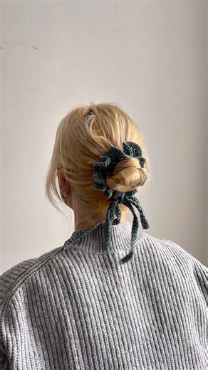 Basic Crochet Scrunchie Pattern 🥰❤️‍🔥 #bobbiny #crochet #bobbinycord