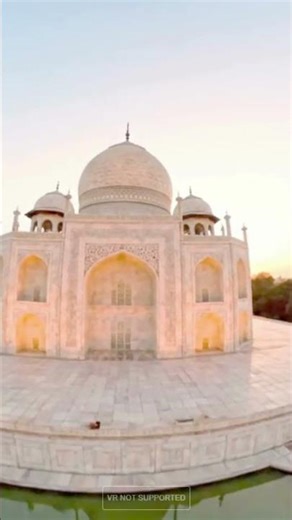 Explore Taj Mahal at Sunrise 🌞 360° VR #shorts https://buildvr.gretxp.com/vr-video #360video