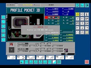 8055 Profile Editor Lesson #1 (create and edit profile number)
