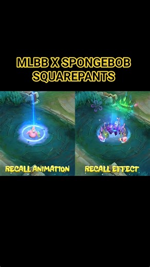 MLBB Gloo Patrick Star Recall & Spawn Effects! 🌟 Exclusive Animation!