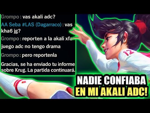 I WAS REPORTED FOR PICKING AKALI ADC...