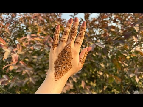 Aesthetic mehndi design for hands | mehndi design hatheli
