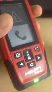 Hilti PD-E 01 E:-402 HELP!