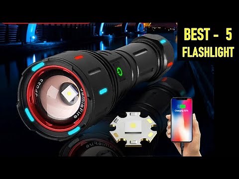 Top 5 Best Flashlights of 2025 | Brightest, Longest Battery & Tactical Picks Ranked