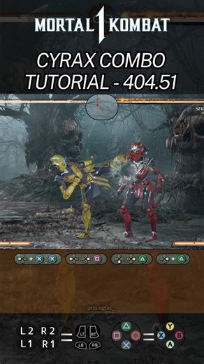 Cyrax Combo Tutorial MK1 - 404.51 💛
