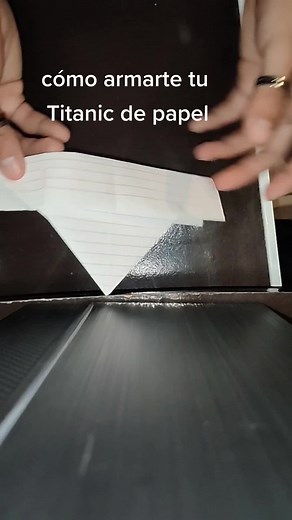 espero les gusten #origami #barcodepapel #titanic #viral #parati