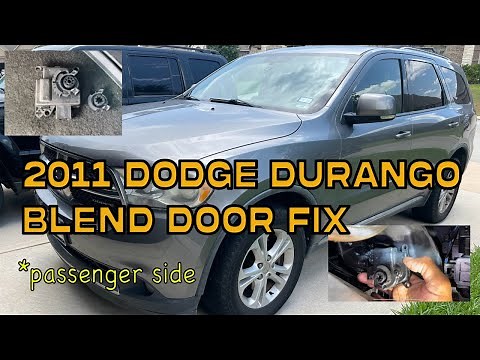2011 Dodge Durango AWD Crew Blend Door Fix