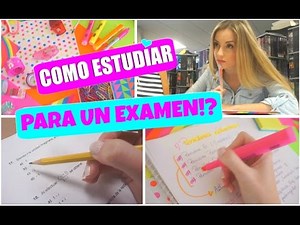BACK TO SCHOOL! HOW TO STUDY FOR AN EXAM AND PASS SUCCESSFULLY? | MY STUDY TIPS!