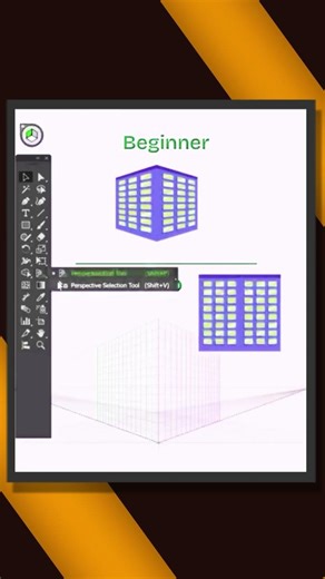 Perspective Tool in Adobe Illustrator | Create Realistic Depth Easily 🔥