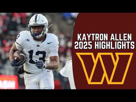 Kaytron Allen Highlights 🔥 | Welcome to the Commanders
