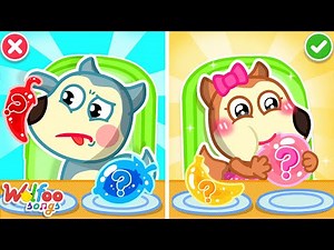 Guess the Jelly Flavor! 🍬 Sweet, Sour or Spicy? | Wolfoo Taste Song for Toddlers | Wolfoo Song