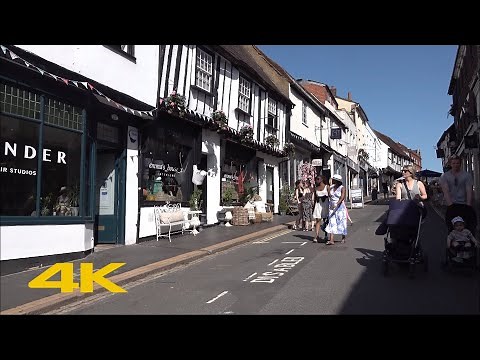 St Albans Walk: City Centre【4K】